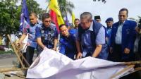 Berkas Perusakan Atribut Demokrat Dikembalikan ke Polresta Pekanbaru